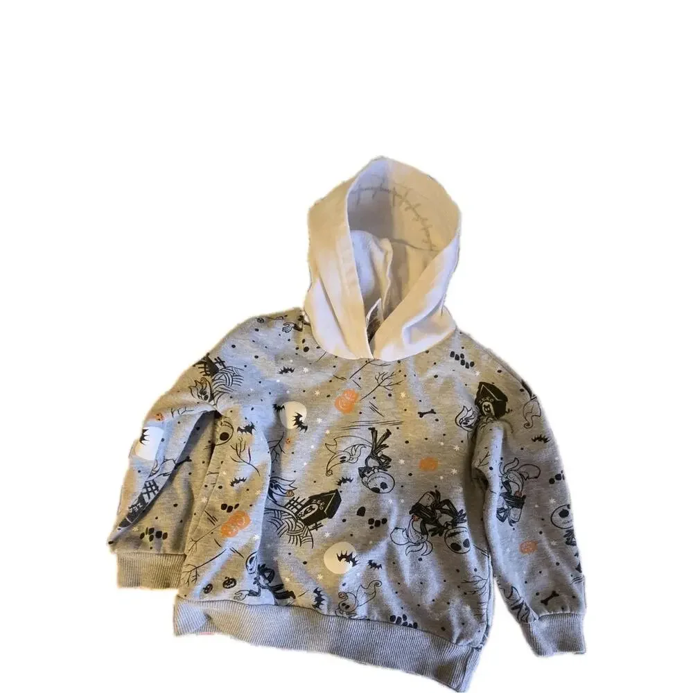 Nightmare Before Christmas FLEECE Toddler Set Child Size 5T Halloween Fall 2 Pcs